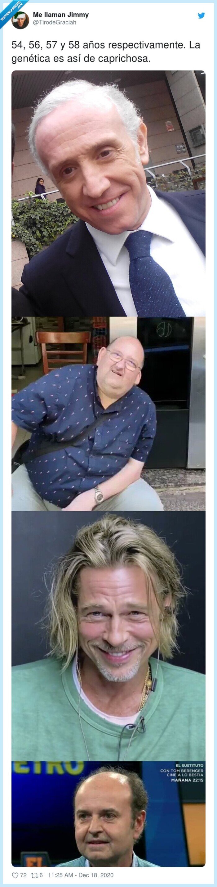 771215 - 4 ejemplos que la genética es muy caprichosa y muy cabrona a la vez, por @TirodeGraciah