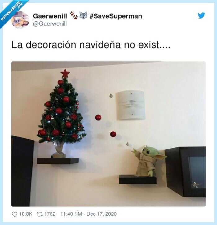 decoración,navideña,arbol,navidad,baby yoda