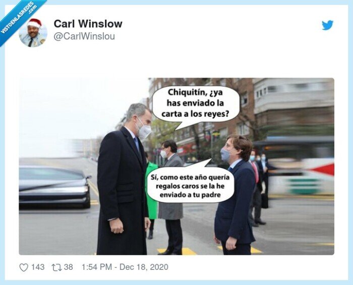 almeida,rey felipe,reyes magos,pedir,regalos