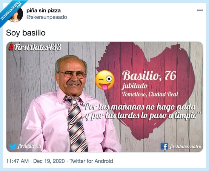 basilio,no hago nada,paso a limpio,vago,vividor