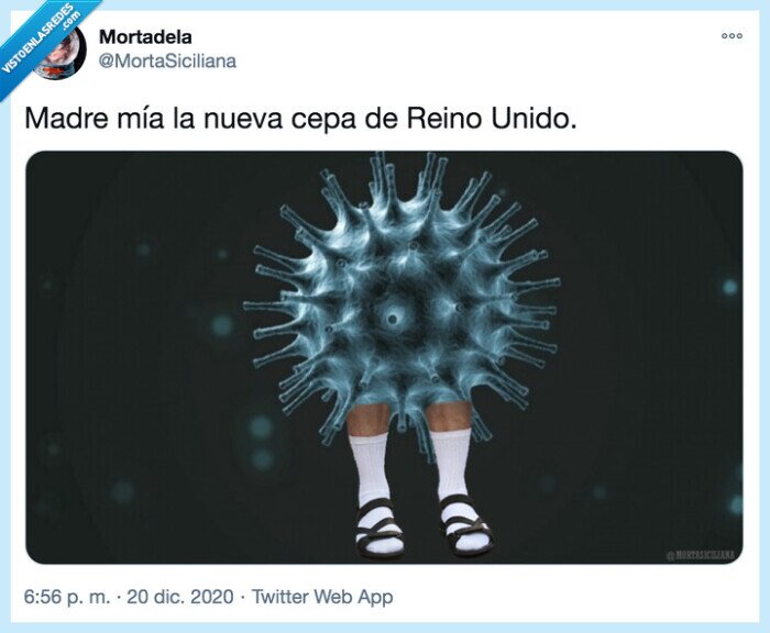 reino unido,coronavirus,chanclas,calcetines,cepa