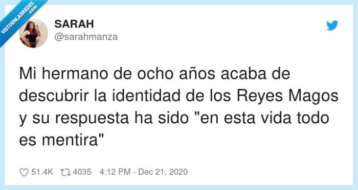 descubrir,identidad,respuesta,hermano,mentira,reyes magos