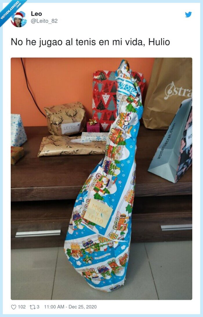 jamón,regalo,envuelto,tenis,vida,hulio