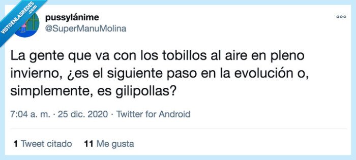 tobillos,aire,invierno,frío,evolución