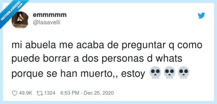 preguntar,muerto,abuela,borrar,whatsapp