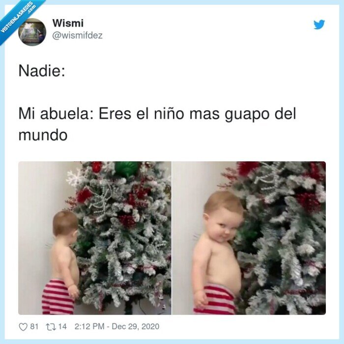 abuela,niño,piropos