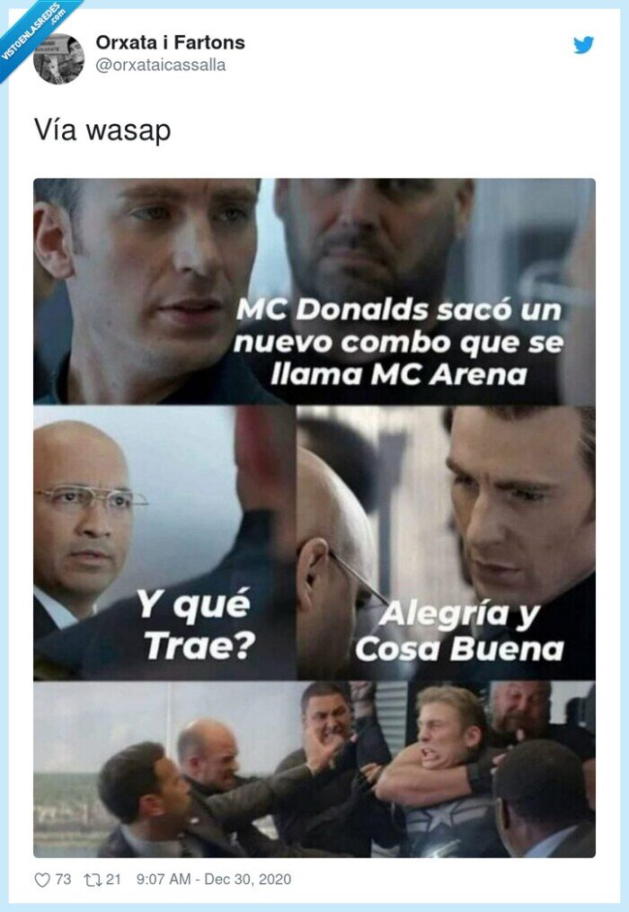 mcdonalds,combo,alegria y cosa buena