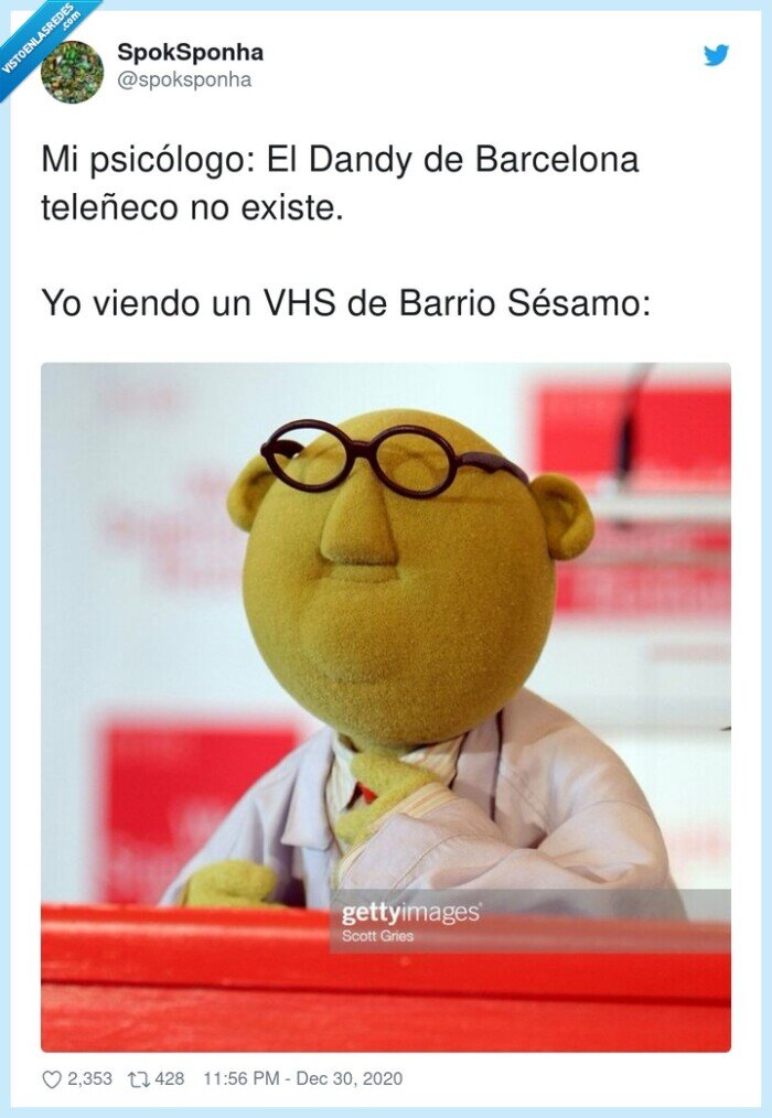 psicólogo,dandy de barcelona,teleñeco,sésamo