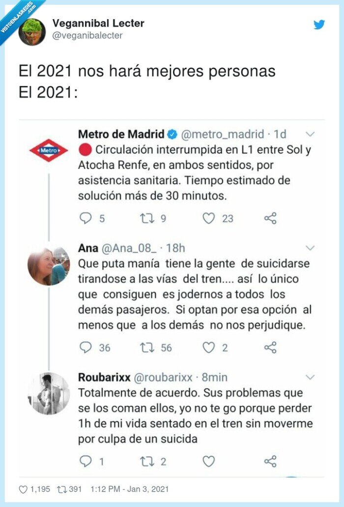 metro,suicidio,malestar,queja,empatía