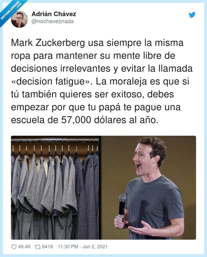irrelevantes,mark zuckerberg,decision,decisiones,dólares
