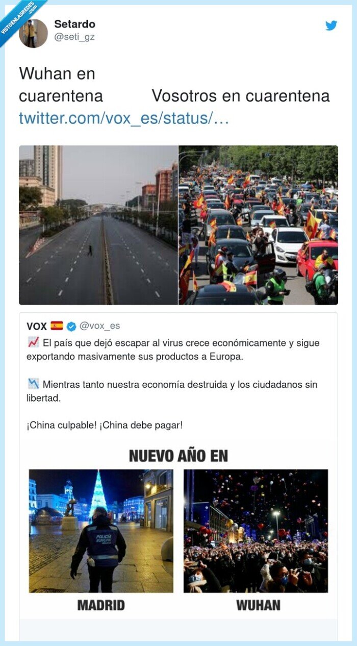 cuarentena,españa,china,vox,wuhan
