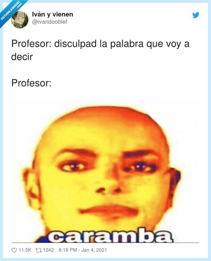 disculpad,profesor,palabrota,caramba