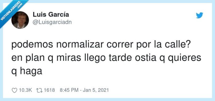 normalizar,correr,calle