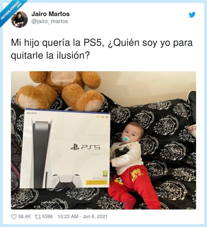 quitar ilusión,regalo,niño,hijo,ps5