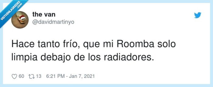 radiadores,frío,roomba,limpiar,debajo