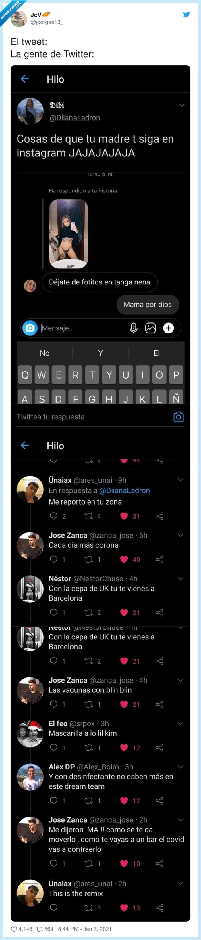 instagram,madre,cansina,babosos