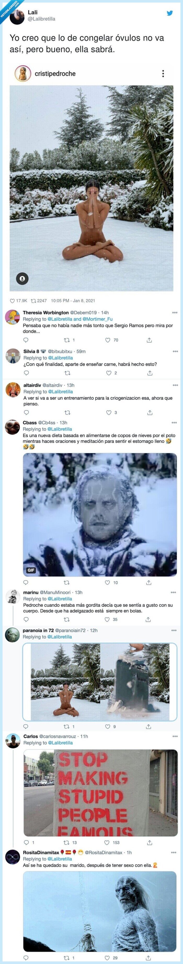 congelar,óvulos,bueno,sabrá,cristina pedroche