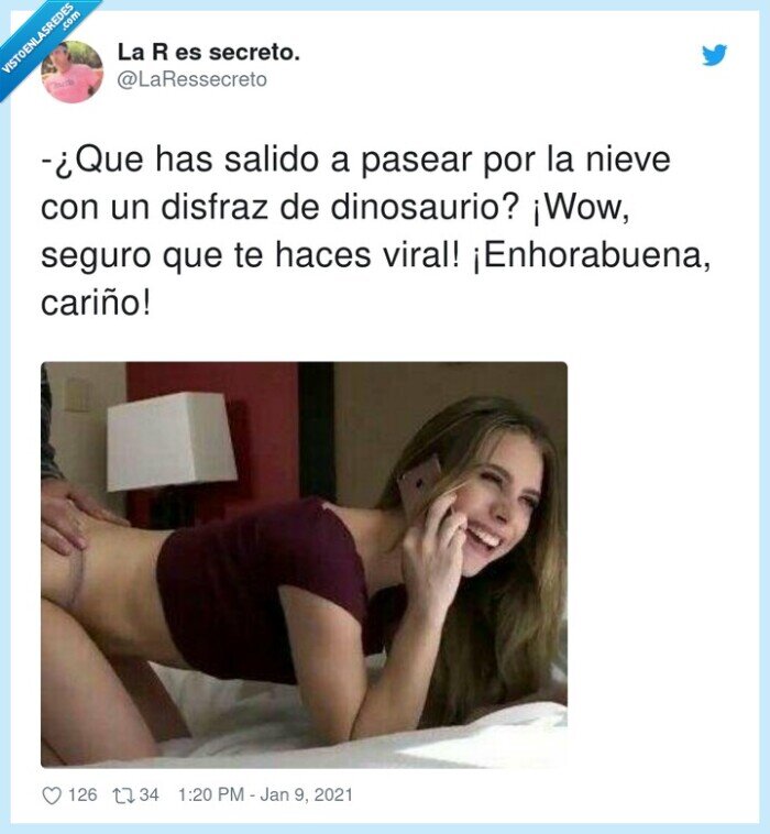 enhorabuena,dinosaurio,disfraz,nieve,filomena,pasear