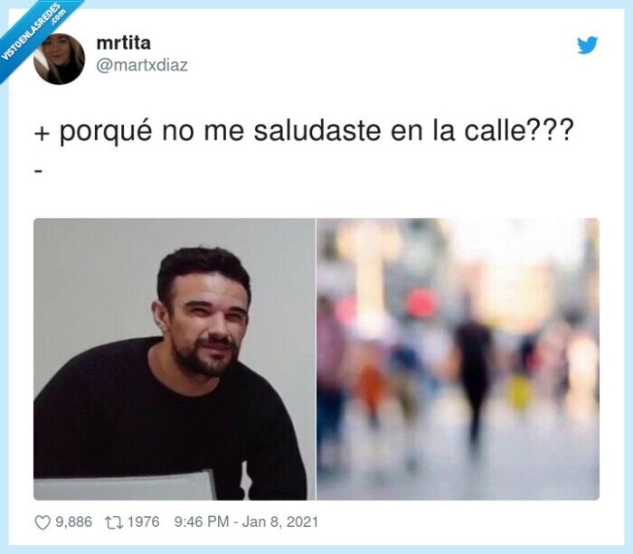 saludar,ciego,calle,borroso