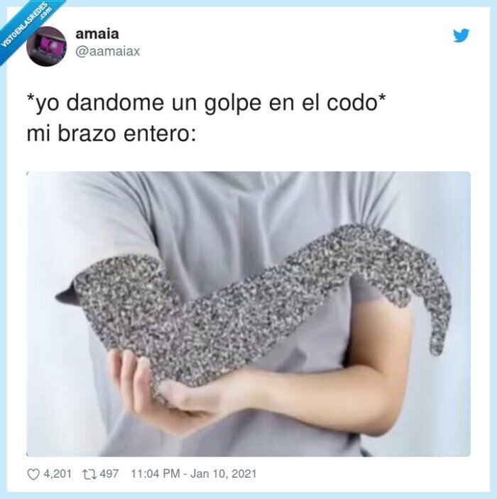 golpe,codo,brazo,dormirse