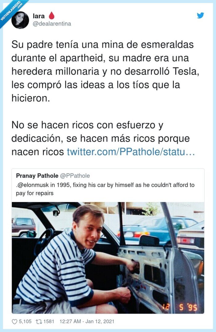 dedicación,desarrollo,esmeraldas,elon musk,millonario,esfuerzo