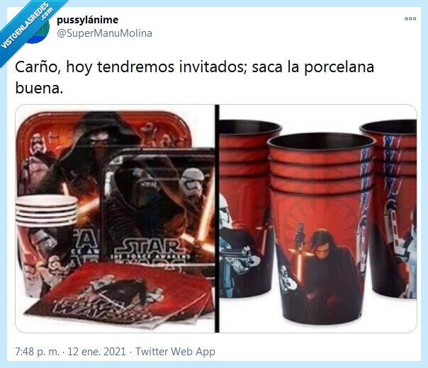 porcelana,invitados,star wars