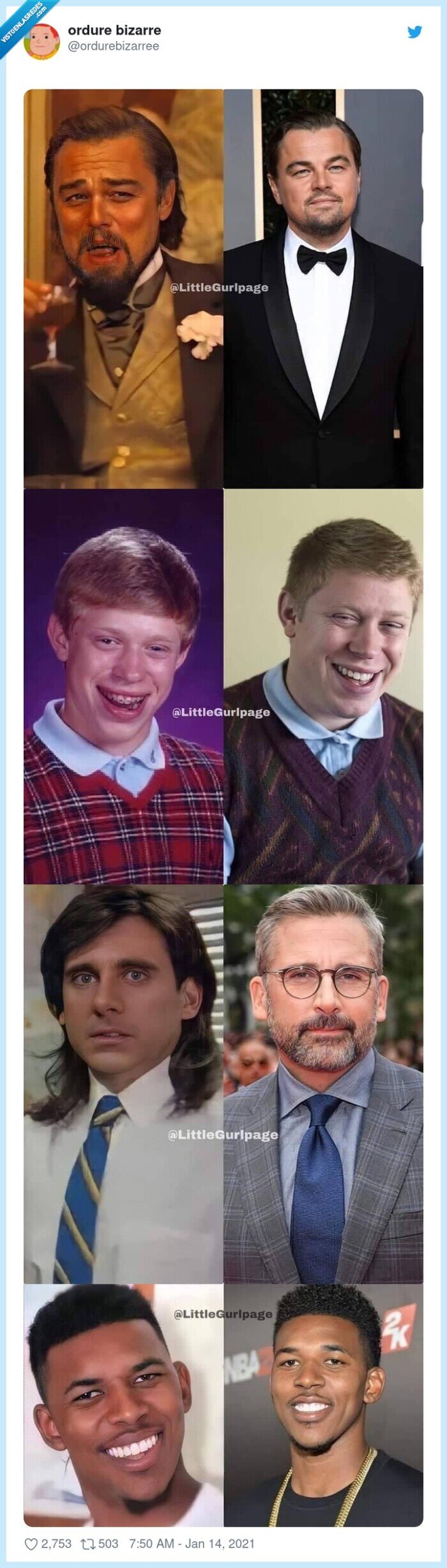 memes,dicaprio,michael scott,bad luck brian