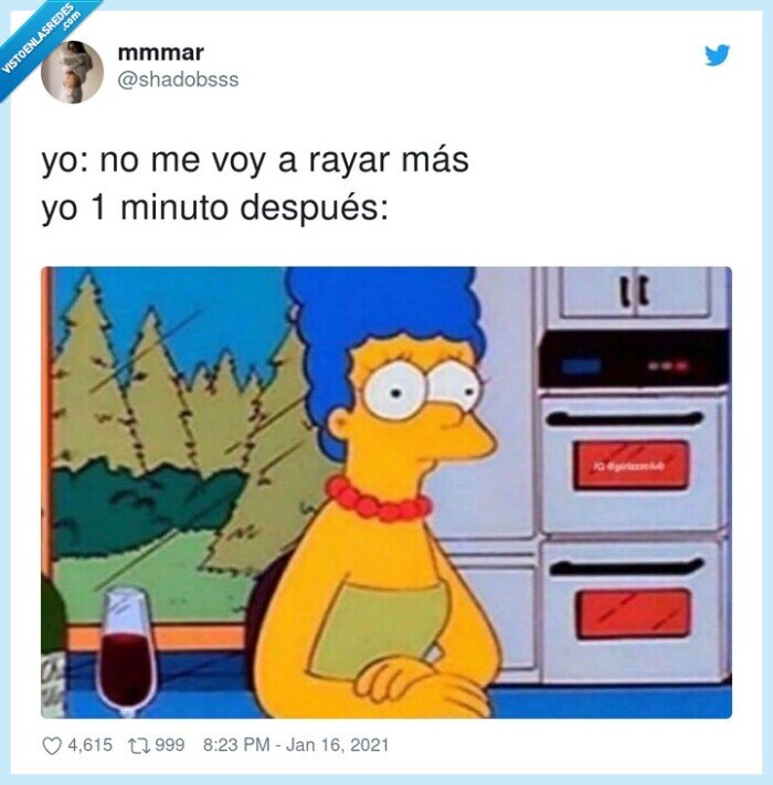 después,minuto,rayar,marge simpson