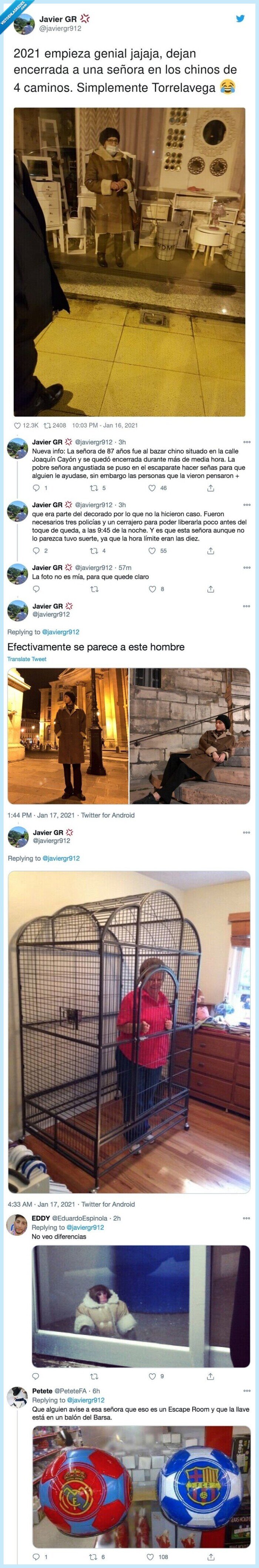 se&ntilde;ora,encerrada,tienda,chinos