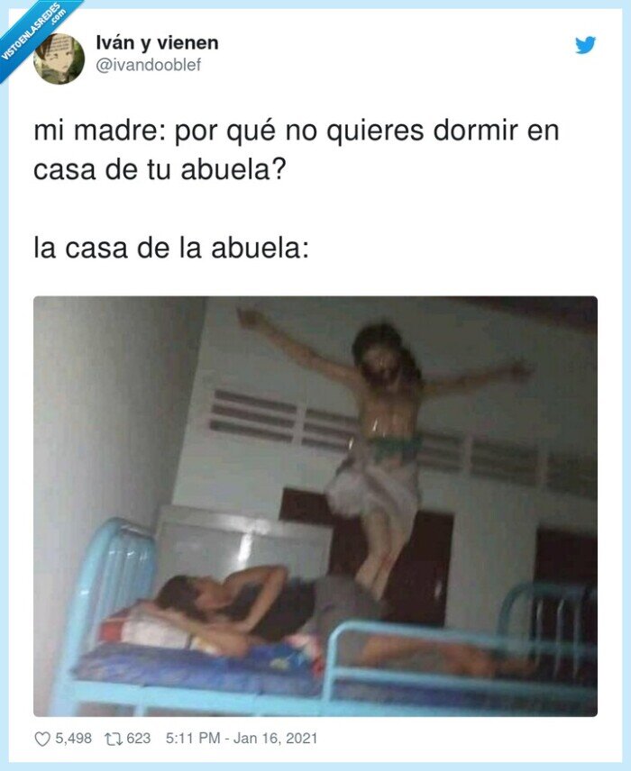 dormir,abuela,casa,cama,jesucristo