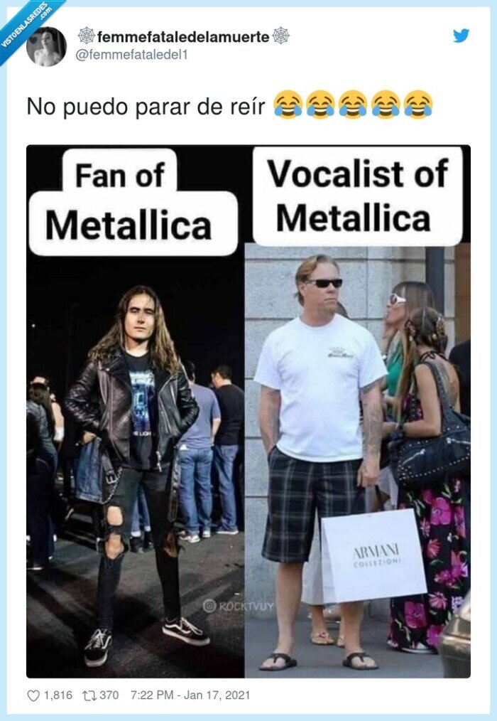 vocalista,metallica,armani