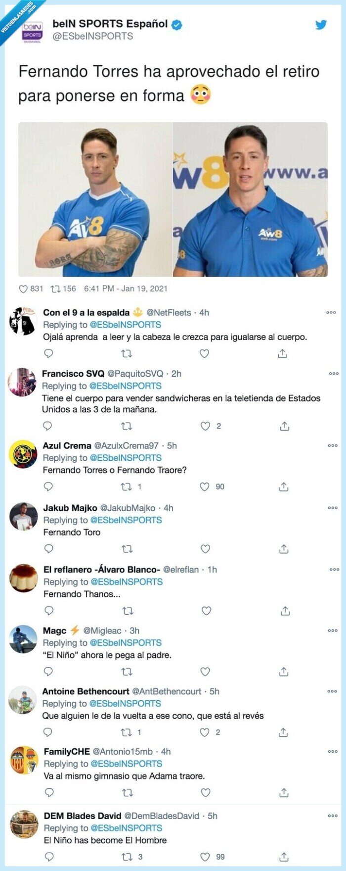 aprovechado,fernando,ponerse,torres,retiro,forma