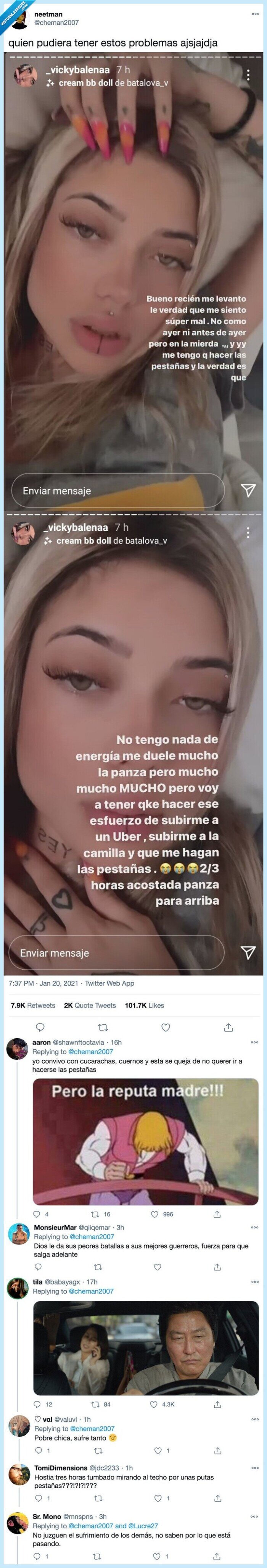 problemas,cejas,influencer,vergüenza