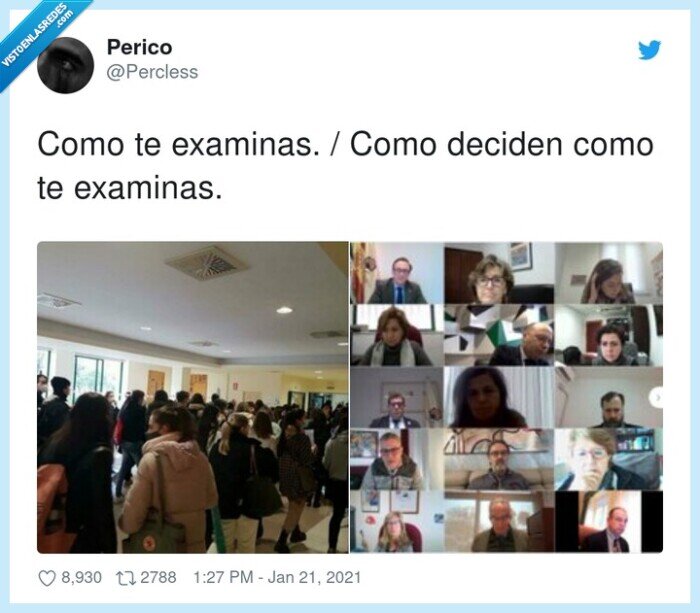 examenes,online,presencial,profesores,coronavirus