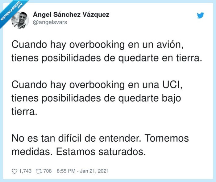 posibilidades,overbooking,saturados,coronavirus