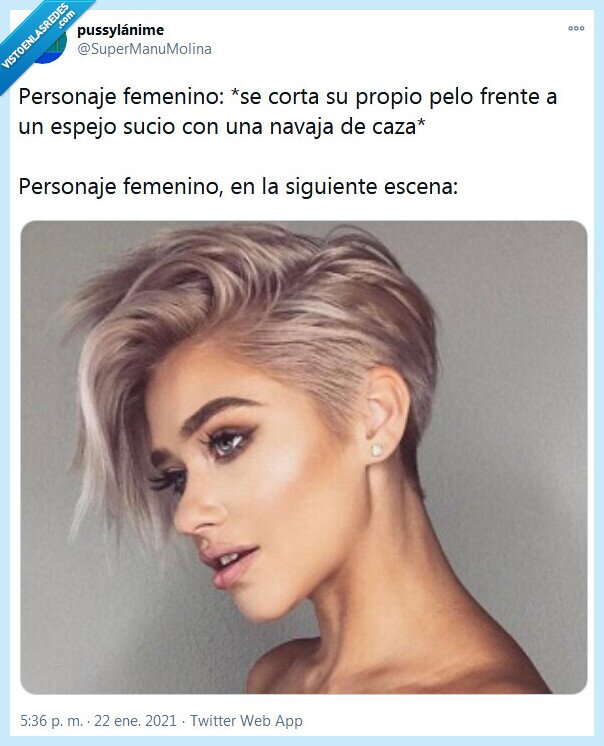 pelo,personaje,femenino,espejo