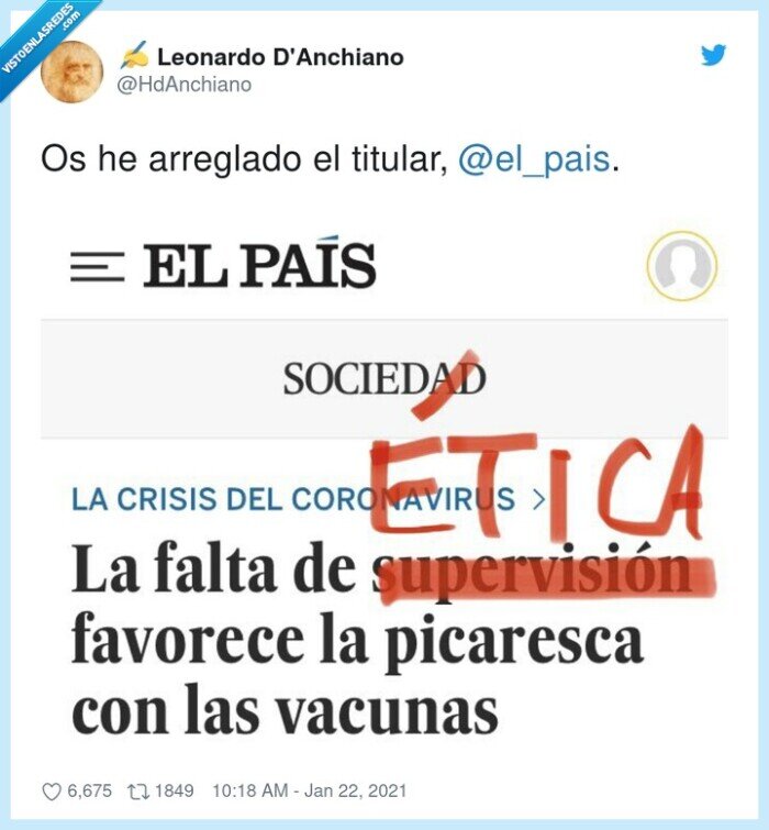titular,el pais,vacunas,etica,politicos