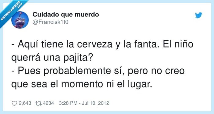 probablemente,cerveza,niño,pajita