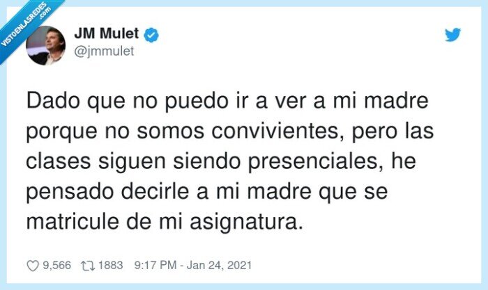 clases presenciales,convivientes,asignatura,matricular