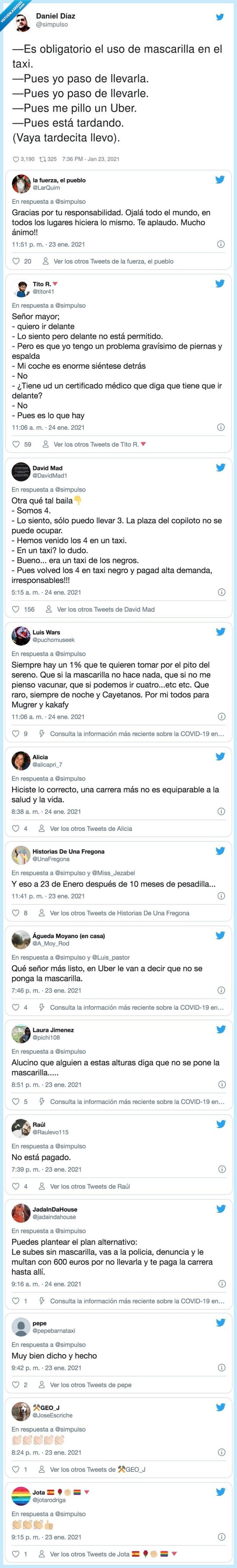 obligatorio,mascarilla,tardecita,taxi