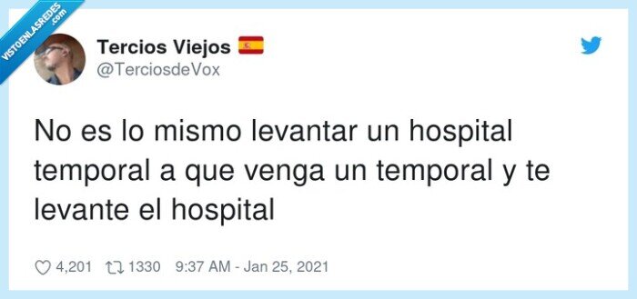 levantar,hospital,temporal,levante,mismo