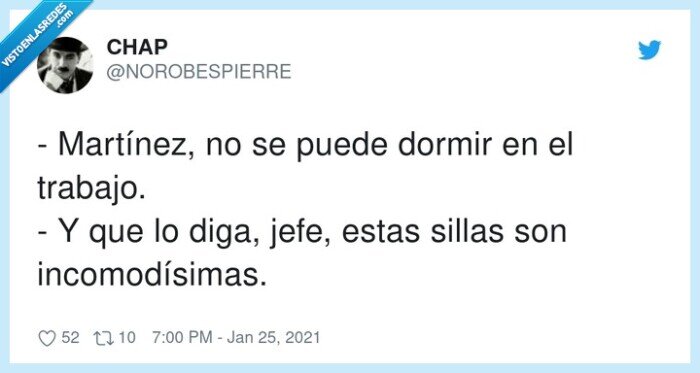 incomodísimas,martínez,trabajo,dormir,sillas