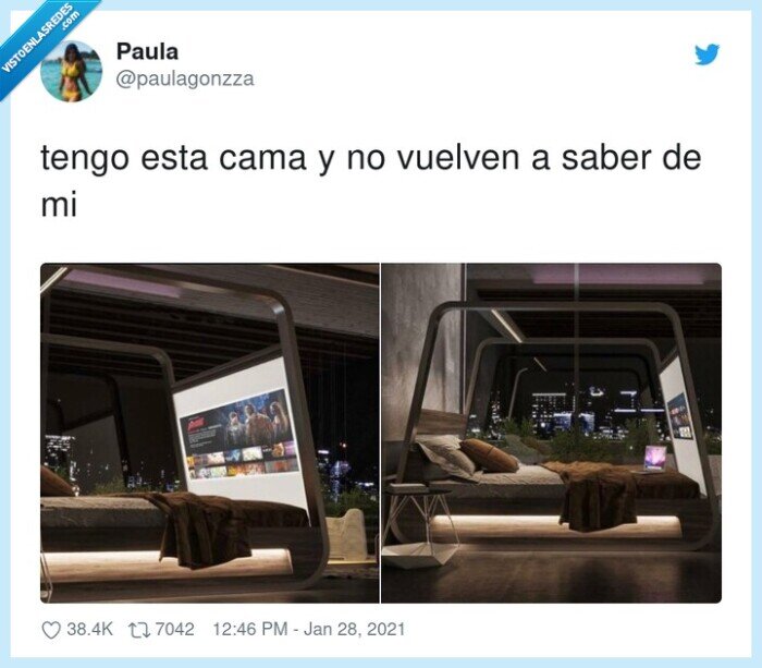 pantalla,cama,tv,netflix