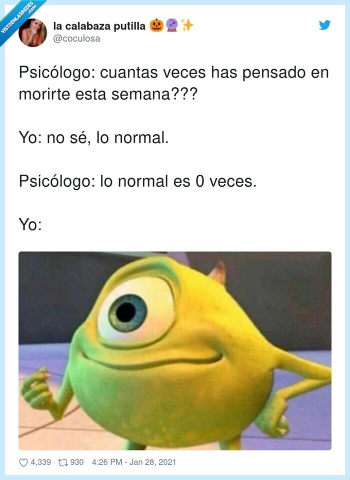 psicólogo,morir,semana,normal