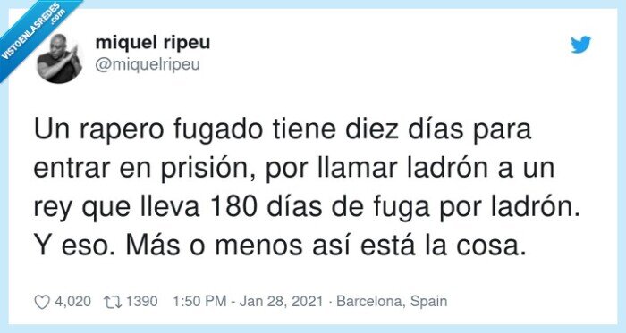 prisión,ladrón,rey,rapero,llamar,fugado