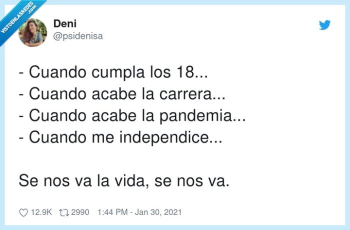 pandemia,carrera,vida