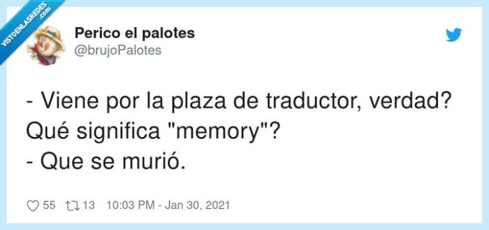 traductor,significar,verdad,memory,murió