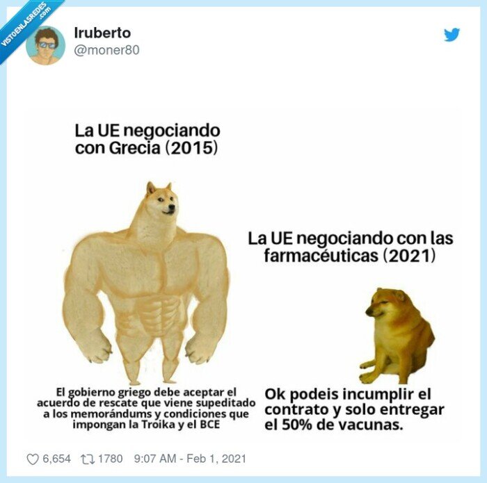 doge,cheems,ue,negociar,grecia,union europea,vacuna,coronavirus