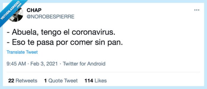 coronavirus,abuela,pan,comer