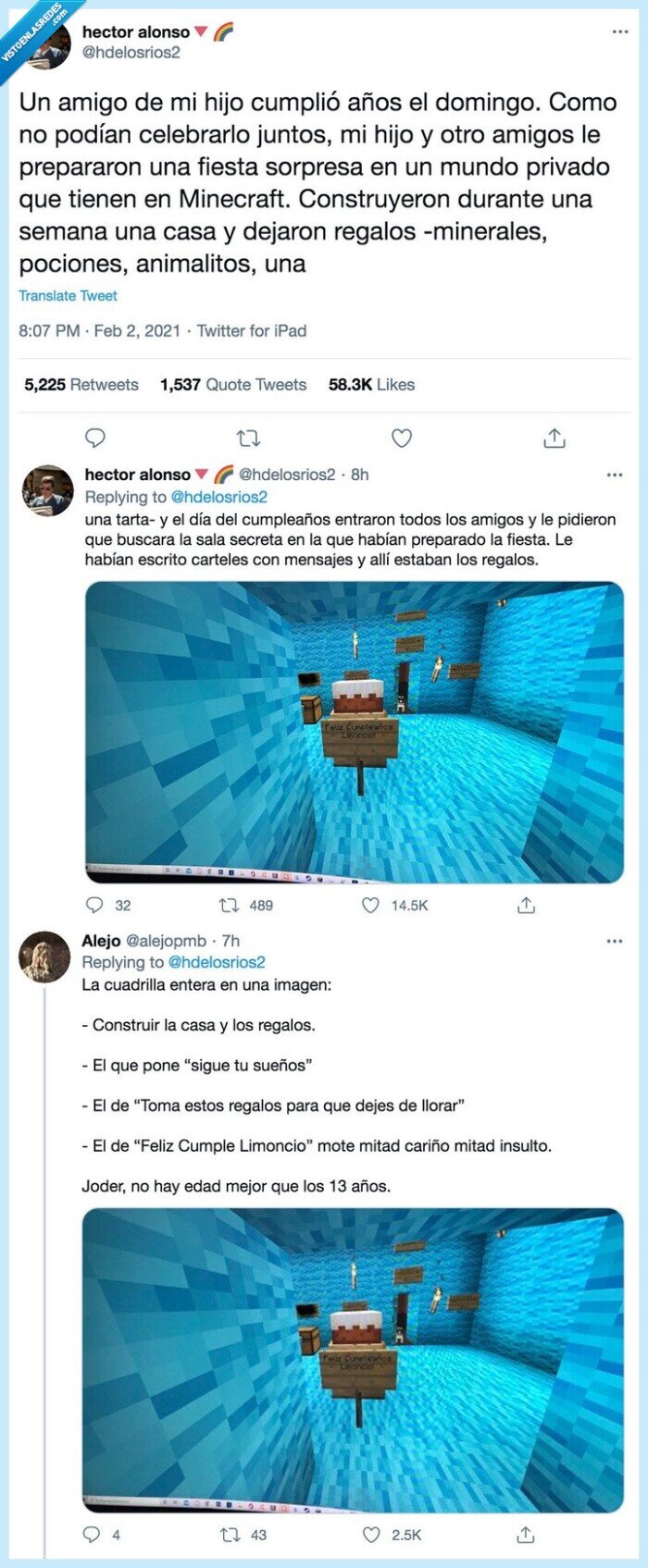 animalitos,celebrar,cumpleaños,minecraft